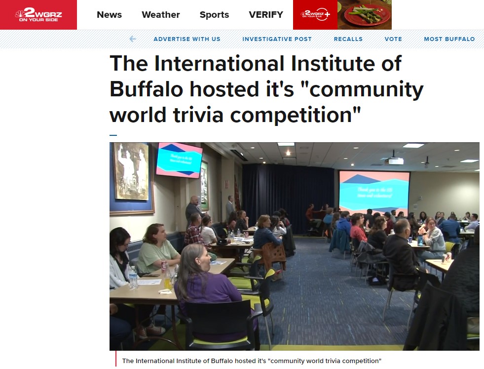 IIB in the Media! WGRZ TV Features Community World Triviia